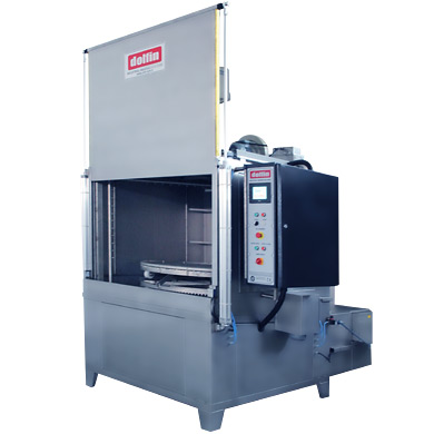 Lavadora automática de plataforma rotativa